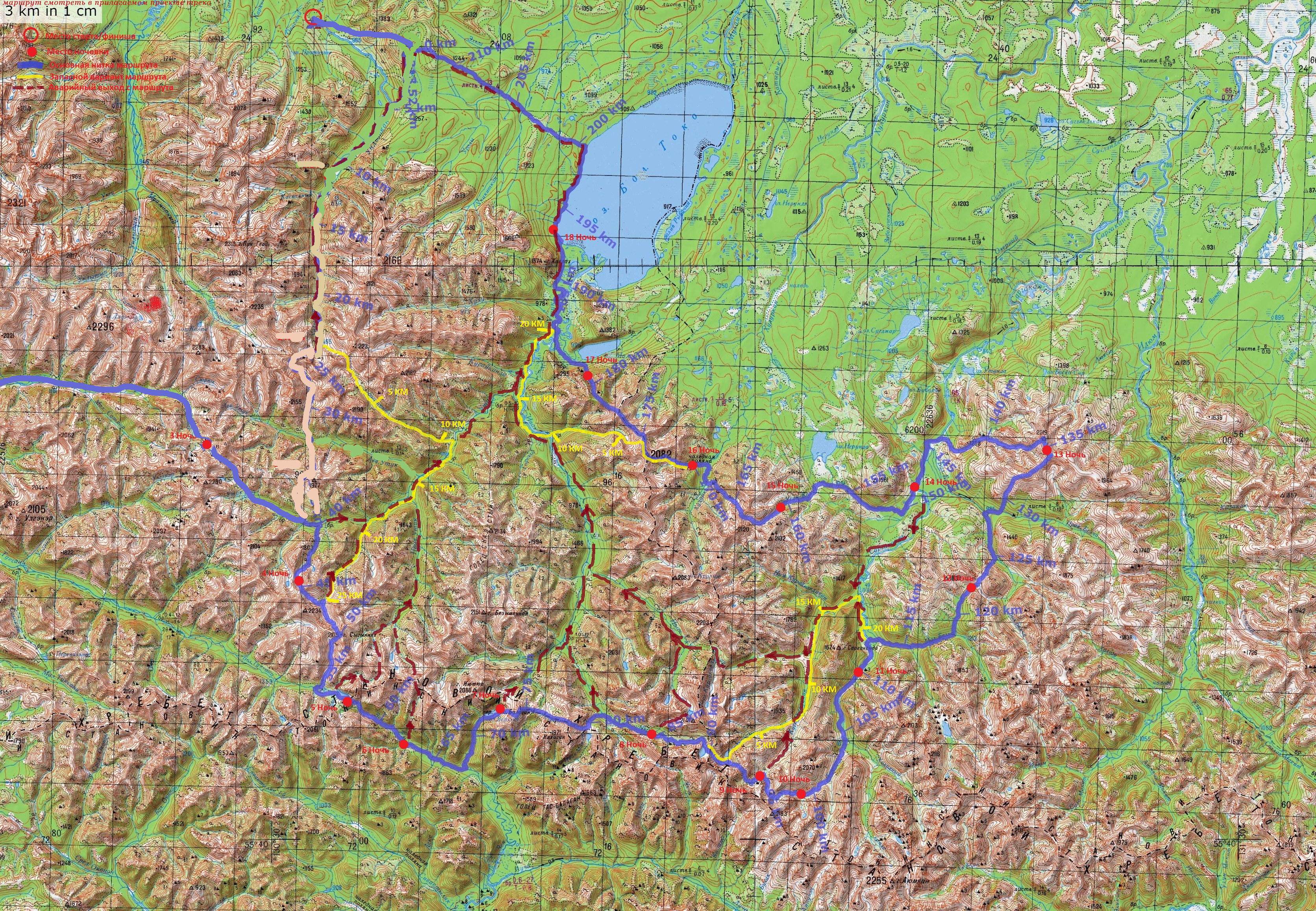 Хребет становой гора Ямбуй на карте